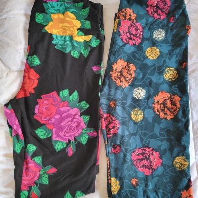 Lularoe Leggings OS one Size Womens Active Wear Casual Stretch Pants Reg 2 - 12